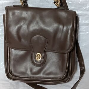 Coach Brown Leather Shoulder Bag